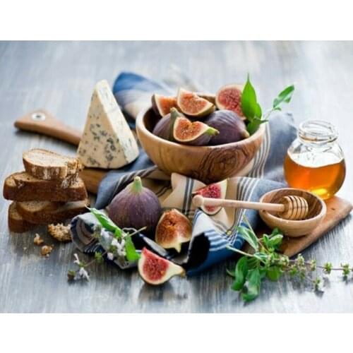 Diy diamond painting Still life diamond embroidery fruit food 5d diamond cross stitch needlework home decoration mosaic painting