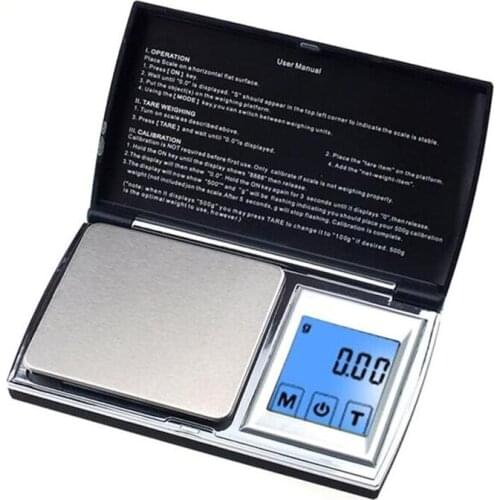 200g 0.01g Electronic Pocket Scales LCD Touch Screen 0.01g Digital Jewelry Gold Gram Scale Kitchen Food Grams Weight Balance