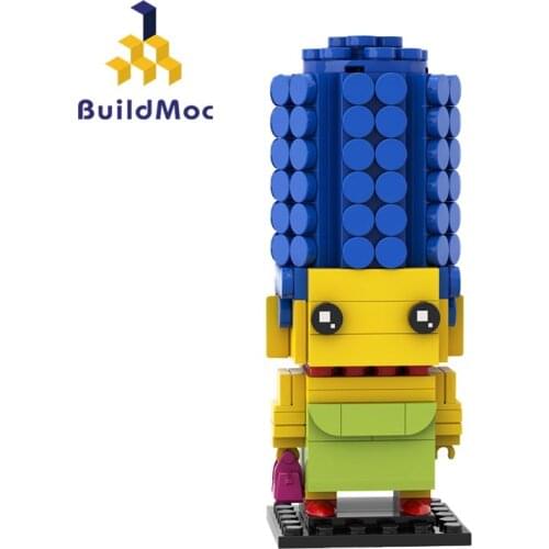 Buildmoc Anime Movie Figures action figure Brickheadz MOC-70360 Cartoon Characters Dolls Building Blocks Toys For Children gift