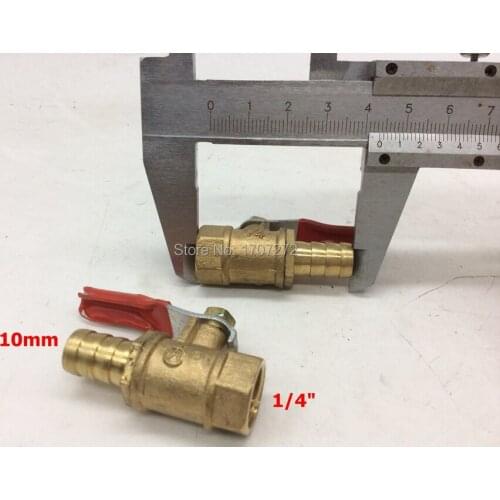 Hot sale 1/4" femaleX10mm ball valve ,brass ball valve ,copper valve, copper fitting