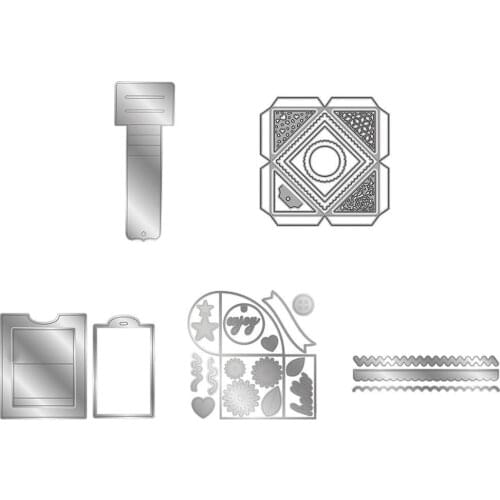 3d Metal Cutting Dies 3D Essentials Frame diy Scrapbooking Photo Album Decorative Embossing PaperCard Crafts Die