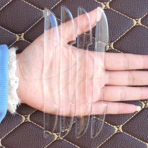 Car Door Edge Transparent Anti Scratch Protection Strips Rearview Mirror Anti-collision Protector Sticker Bumper Scuff Plate Bar