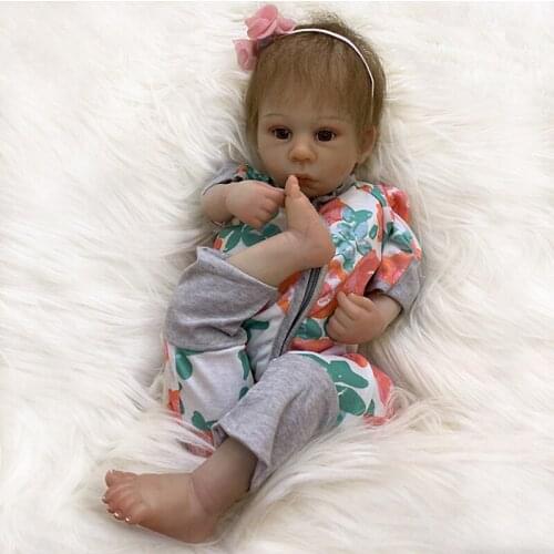 48cm Bebe Reborn Toddler Realistic Reborn Baby Doll with Advanced Painting High Quality Reborn Dolls Drop Shipping