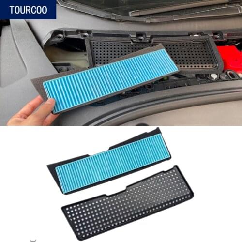 For Tesla Model 3 2021 Air Conditioner Port Insect Net Car Exterior Modification Accessories