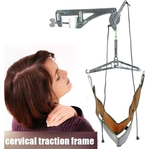 Neck Brace Cervical Traction Frame Doors Suspension Cervical Spondylosis Treatment Tensioner Neck Stretcher Pain Relief