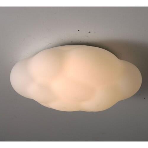 Modern Nordic Style Led Ceiling Lamp Living Room Bedroom Kitchen Storefront Creative White Cloud Decoration Lighting Fixtures