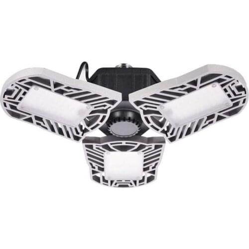 Super Bright 60W/80w LED Garage Light 360 Degrees LED Garage Light Deformable Ceiling Light Indoor For Garage Workshop Football