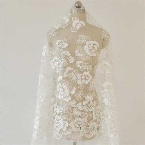 Wedding Dress Childrens Clothing Fairy Clothing Sequined Embroidery Lace Fabrics DIY Accessories