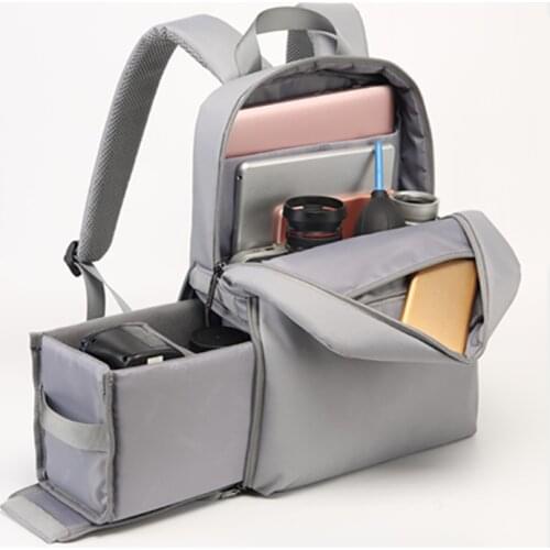 Dslr Camera Bag Waterproof Backpack Shoulder Laptop Digital Camera Case & Lens Photograph Luggage Bags Case For Canon Nikon Sony