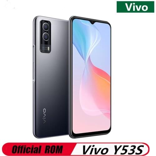DHL Fast Delivery Vivo Y53S 5G Mobile Phone 64.0MP 3 Cameras 6.58" 120HZ Screen 8GB 256GB Snapdragon 480 Fingerprint 18W Charger
