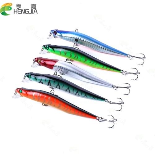 5PCS 12cm 10g Minnow Fishing Lures Wobbler Crankbaits Artificial Hard Baits for Bass Fishing Tackle Plastic Fish