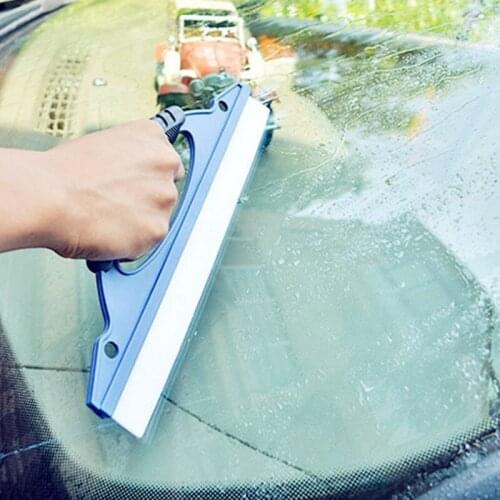 1PC Car Tool Soft Silicone Car Window Wash Cleaning Brush Cleaner Wiper Squeegee Drying Blade Car Washing Tools