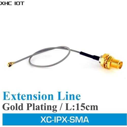 10PCS IPX Adaptor Extension Line 20cm XHCIOT XC-IPX-SMA UFL to RP SMA Connector WIFI Antenna Extension Cable