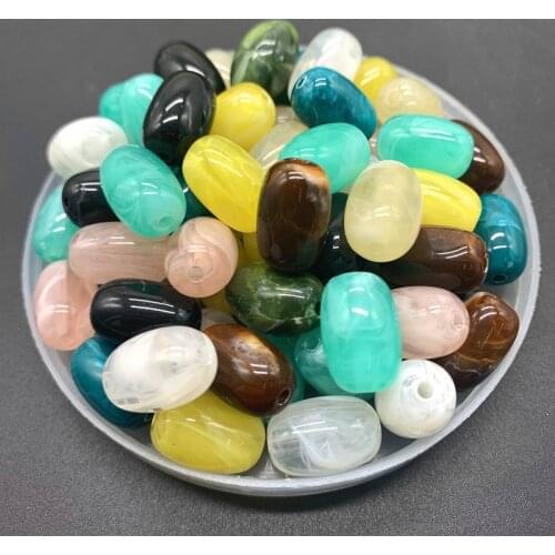 18x10mm 20pcs of Acrylic Beads Earrings Necklace Accessories Beads For Jewelry Making DIY Jewelry Findings#10