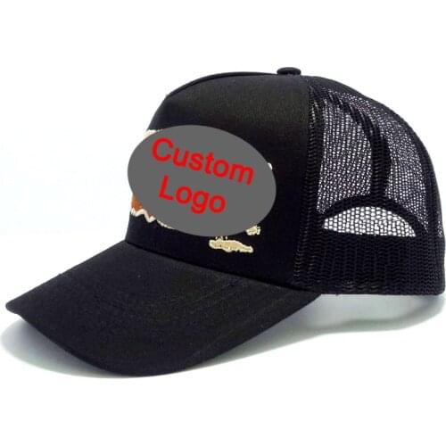 Custom-made DIY logo different names custom colors adjustable size outdoor journey mesh baseball trucker cap custom trucker hat