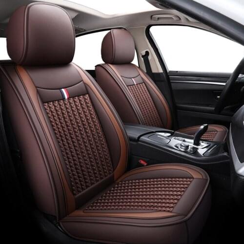 ZHOUSHENGLEE ice silk 5 seats car seat covers for Opel all models Astra g h Antara Vectra b c zafira a b car styling accessories