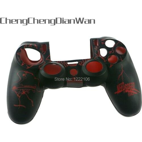 ChengChengDianWan New design Colors Soft Silicone Rubber Skin Case Cover silcione case For PlayStation 4 PS4 Controllers Gamepad