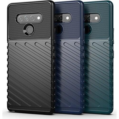 For Cover LG K71 Case For LG K71 Capas Shockproof TPU Soft Rubber Shells Phone Cover For LG Q61 Q92 K41S K51S K61 K51 K71 Fundas
