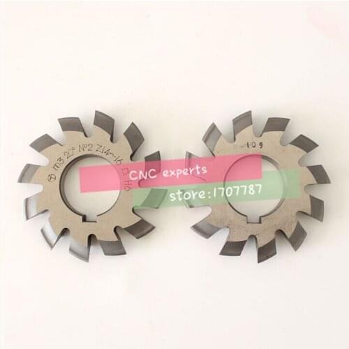 DP18 modulus PA14.5 degrees 1-8# 8pcs/let HSS Gear cutter Gear Milling cutter Free shipping