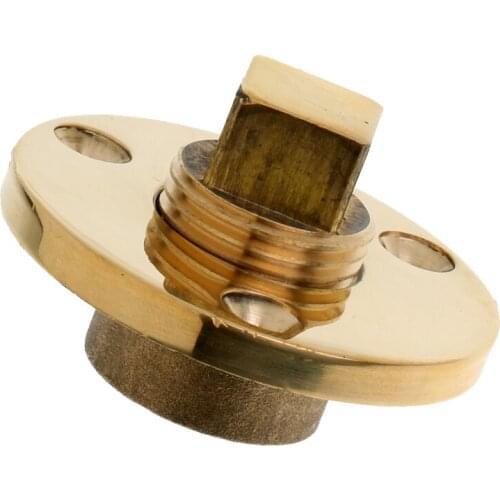 Bronze Boat Garboard Drain Plug & Flange Kit Fits Boat Yacht 1 Inch Diameter Hole Boat Parts & Accessories Marine Hardware