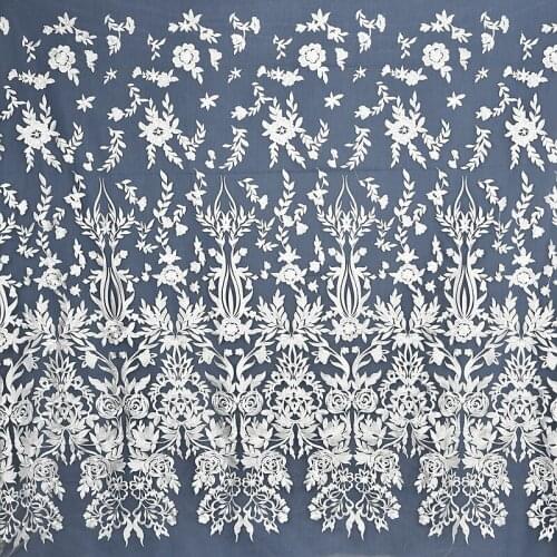 Lace bridal dresses embroidery lace fabrics diy dress lace