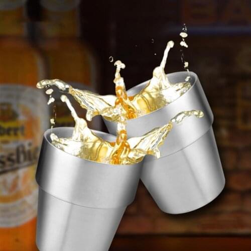 Stainless Steel Mugs Diminutive Easy to Carry European Style Stainless Steel Water Bottles for Gift