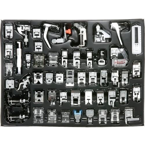 3/15/32/48/52/62pcs Professional Sewing Machine Presser Feet Kit Compatible Set for Low Shank Sewing Machine Accessories
