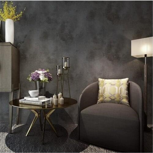 Wellyu new papel de parede Retro plain gray white cement background wall paper living room restaurant clothing store wallpaper