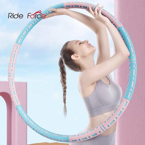 Ride Force Sport Hoops Weight Loss Home Gym Fitness Gymnastics Hoop for Slimming Waist Training Workout Exercise Equipment
