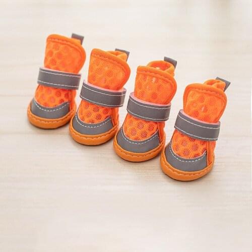 Dog Shoe Breathable Pet Shoes Shoe off a Set of 4-of Bichon Shoes Puppy Dog Dog Shoes Summer Small Dogs Sandals