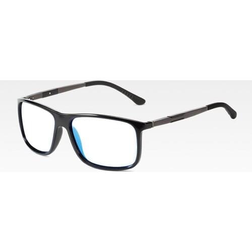 Al-mg Alloy Legs Square Oversized Men Reading Glasses +0.75 +1 +1.25 +1.5 +1.75 +2 +2.25 +2.5 +2.75 +3 +3.25 +3.5 +3.75 +4 To +6
