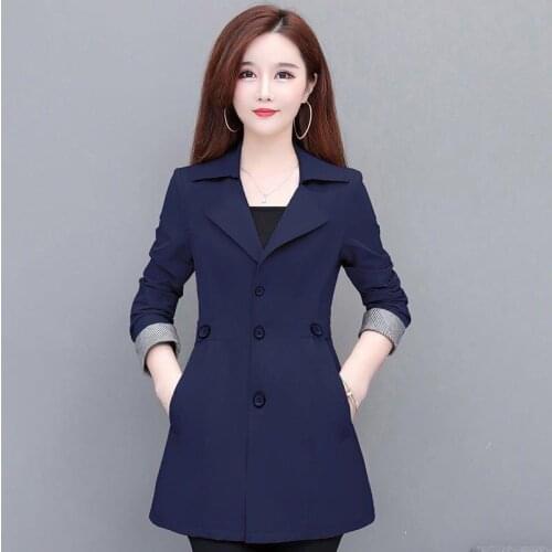 2020 autumn and winter fashion casual cotton trench coat, slim fit, oversized vintage coat, coat L-5XL