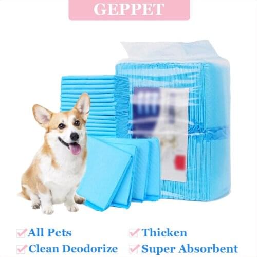 Changing pad Absorbent Pet Diaper Dog Training Pee Pads Disposable Healthy Nappy Mat For Cats Dog Diapers Cage Mat Pet Supplies