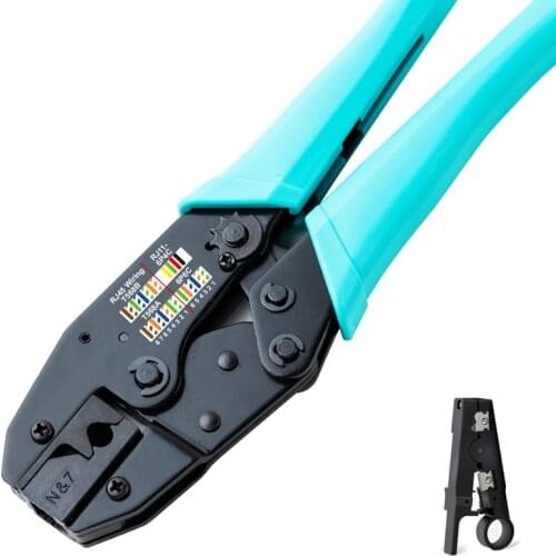 RJ45 Tool Cat7 Crimper Cat7 Connector Crimping Tool Cable Crimper Pliers For Cat7 Cat6A Shielded Metal Clip Connector
