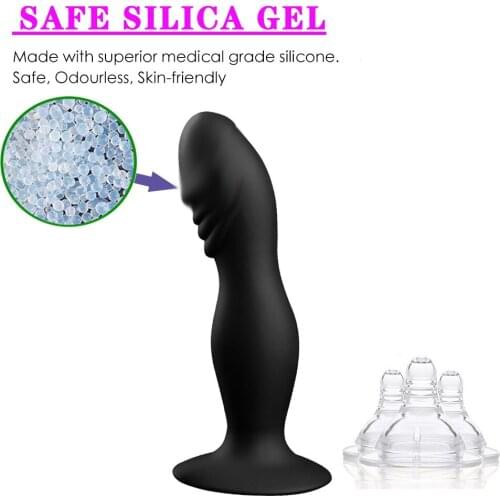 Silicone dildo Anal Vibrator for Men Prostate Massager G-spot Vagina Stimulator Butt Plug Anal Erotic Sex Toys for Women Men