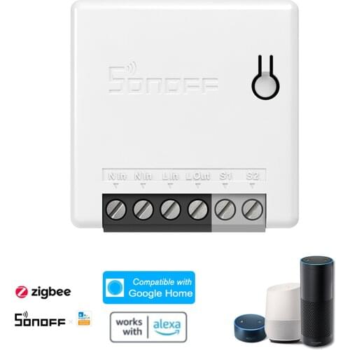 1/2/3/4/5/6/8/10/15/20 PCS SONOFF Zigbee DIY Two Way Smart Switch Small Body Remote Control Switch Support An External Switch