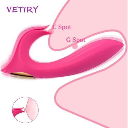 VETIRY Prostate Massager Dildo Penis Vibrator Sex Toys For Men Women Nipples Massager Vagina Clitoris Stimulator G-Spot Vibrator