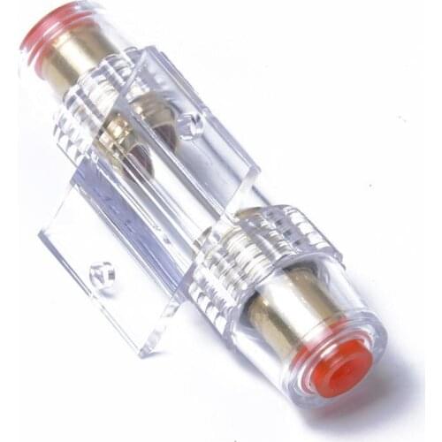 AGU Inline Car Audio 60A Fuse Holder Power Cable Amp Amplifiers Accessory