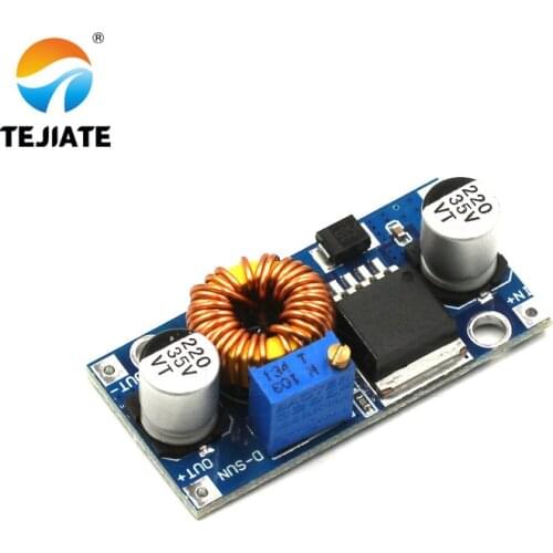 1PCS High-power 5A XL4005E1 High-efficiency DC-DC Output Adjustable Step-down Voltage Power Module Better Than 2596 Unit