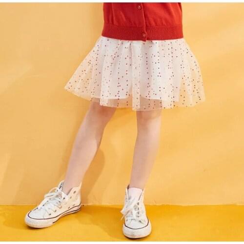 Baby Girls Tutu Skirts Summer Plaids Dots Mini Skirts for Girls Pleated Tulle Skirts Toddler Girls Clothes Children Party Skirts