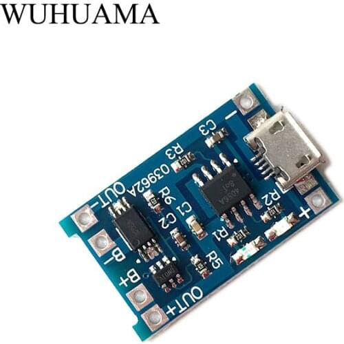 DIY 3V7 Charging Board For Bluetooth Amp Module Micro USB 5V 1A 18650 Lithium Battery Charger Module W Protection Dual Function