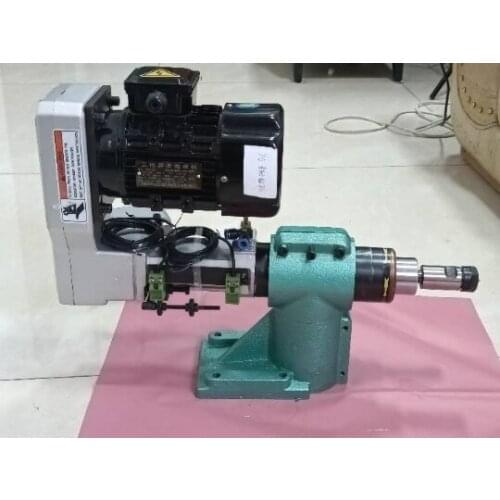 1.1KW drilling machine + damping + horizontal support, dynamic drilling and automatic drilling multi-axis machine power head don