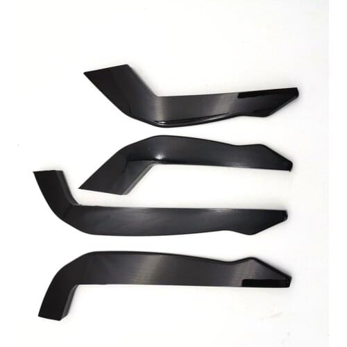1 Pair Black Car Bumper Lip Fin Splitter Spoiler for Ford Focus ST-Line Mk4 2018- 2021