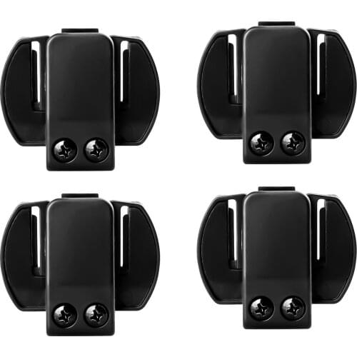 Metal gasket +4 pcs V6 Clip Bracket Suitable for BT Interphone Motorcycle Helmet Headset Intercom for V6 V4 V2-500C