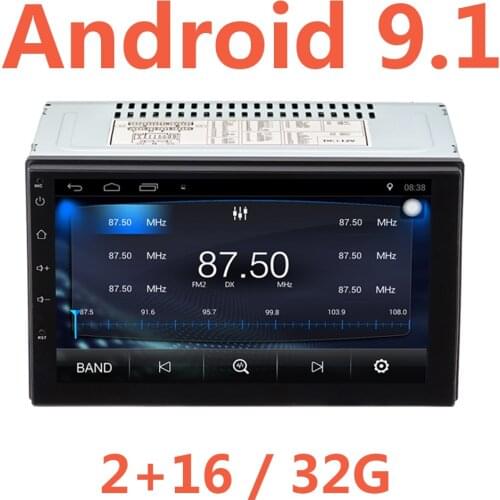 2G 16/32G Android 9.1 2Din Car Radio 7Inch 2 Din Gps Autoradio AM/FM Multimedia Double 2 Din Bluetooth Car Stereo USB vintage