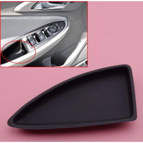 Car Front Left Door Switch Bezel Cap Door Handle Bolt Cover Black 23451118 Fit for Chevrolet Malibu 2016 2017 2018
