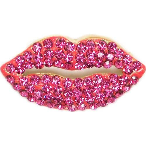 BINBIN ZHU Brooches Lips For Clothes