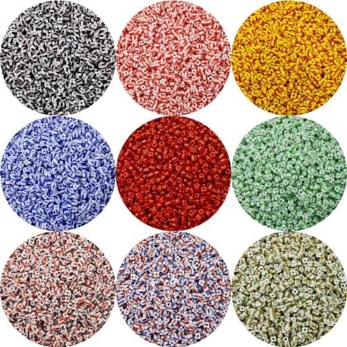 20g 8/O Czech Glass Seed Spacer Beads Austria Crystal Round Beads For Kids Jewelry Bracelets DIY Making Accessories