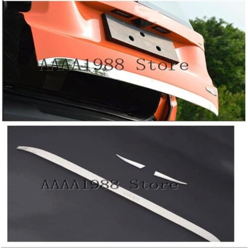 For Jeep Renegade 2015 2016 2017 2018 2019 2020 Car Rear Trunk Tailgate Back Door Tail Gate Strip Cover Trim Sticker