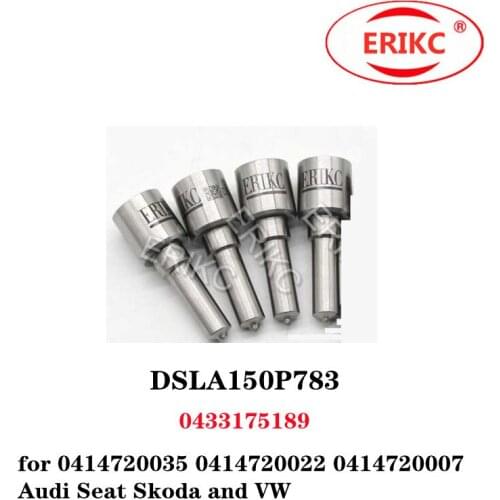 ERIKC 4 Pcs Fuel Injection Nozzl DSLA150P783 0433 175 189 0433175189 for 0414720035 0414720022 0414720007 Audi Seat Skoda and VW